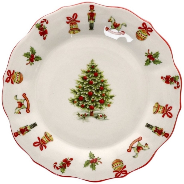 MamboCat Frühstücksteller Maestro Natale Kuchenteller Dessert-Teller Frühstück Weihnachten