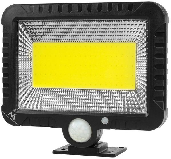 Maclean LED Solarleuchte MCE438, LED fest integriert, Tageslichtweiß, Solar LED Strahler mit Bewegungssensor