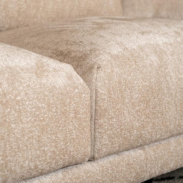 Bronx71 Ecksofa Denver Chenille weiß/beige rechts Bild 6