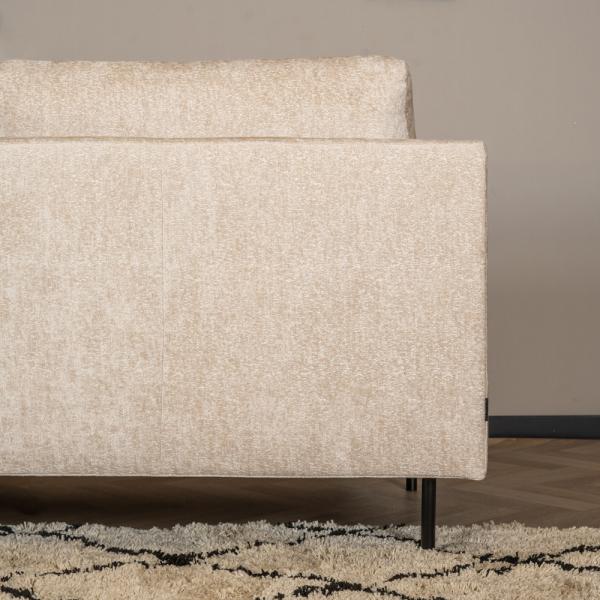 Bronx71 Ecksofa Denver Chenille weiß/beige rechts Bild 8