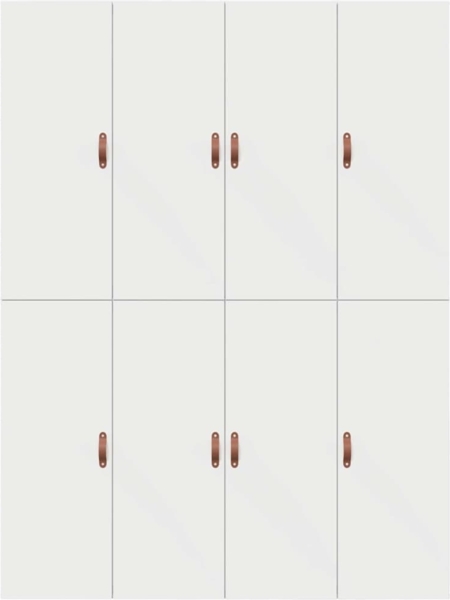 vidaXL Aufbewahrungsbettgestell Weiß 140 x 200 cm Holzwerkstoff 3335373 Bild 8