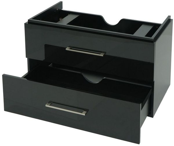MCW Waschbeckenschrank MCW-D16-S (1-St) Inkl. Befestigungsmaterial, Soft-Close-System, Aussparung für Siphon