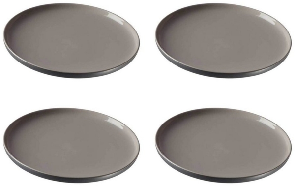 Ritzenhoff & Breker JASPER Speiseteller ø 26 cm grau 4er Set
