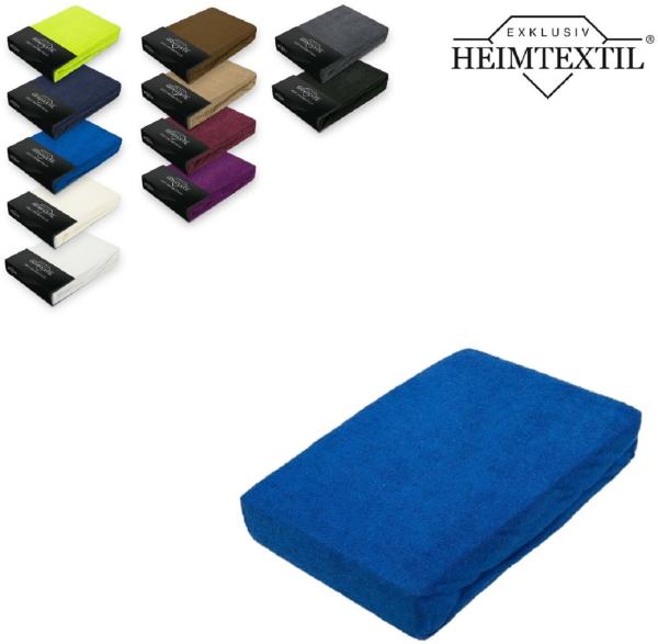 Frottee Spannbettlaken Rundumgummizug Marke 70 x 140 cm Royalblau