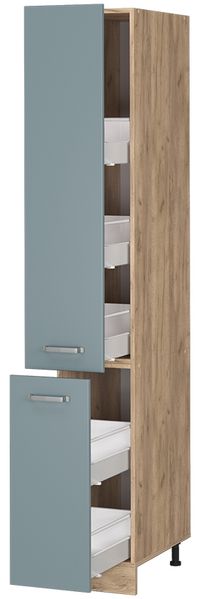 Apothekerschrank R-Line Blau-Grau 30 cm Vicco Bild 4