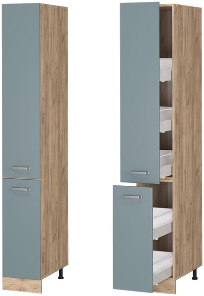 Apothekerschrank R-Line Blau-Grau 30 cm Vicco Bild 5