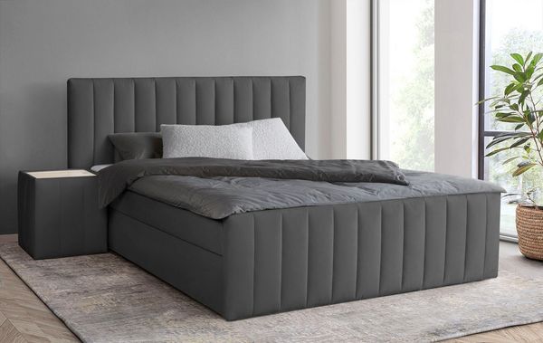 INOSIGN Boxbett Effy inkl. Bettkasten und Topper, erhältlich in der Breite 180x200cm, verschiedene Härtegrade wählbar