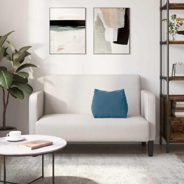 vidaXL Rückenkissen Blau 45 x 20 x 35 cm Cordstoff 42015018 Bild 3