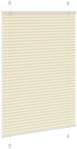 vidaXL Plissee Creme 95x150 cm Stoffbreite 94,4 cm Polyester 4015295 Bild 3