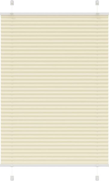 vidaXL Plissee Creme 95x150 cm Stoffbreite 94,4 cm Polyester 4015295