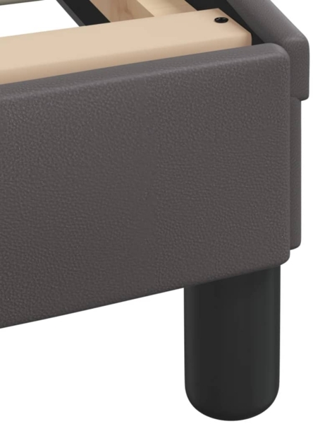 vidaXL Bettgestell ohne Matratze "Hvar" Grau 140x190 cm Kunstleder 3207998 Bild 9