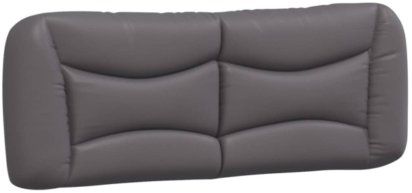 vidaXL Bettgestell ohne Matratze "Hvar" Grau 140x190 cm Kunstleder 3207998 Bild 7