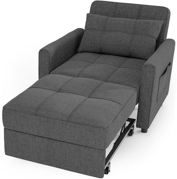 Bealife Sessel 3 in 1 Klappsessel, Schlafsessel, Liegesessel, 191 cm erweiterte (1 Set,Sessel, Relaxsessel), Liegefläche 191cm, verstellbar