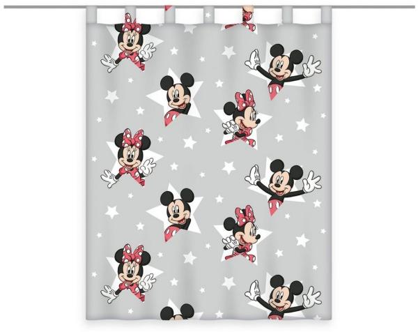 Disney Minnie & Mickey Gardine Vorhang Fertiggardine 140x175 cm blickdicht