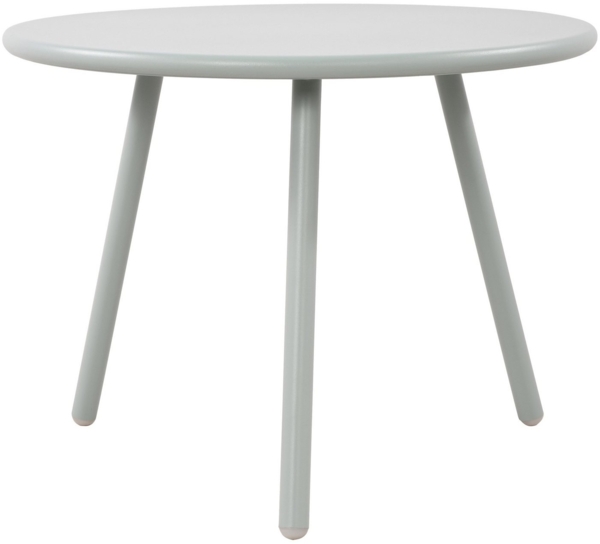 TPFLiving Couchtisch Maveo (Tischplatte: Recyceltes Polypropylen, UV-beständig, wetterfest, Metall mit E-Coating, rost- & korrosionsbeständig, mit Bodenschonern), Maße (TxBxH): 60 x 60 x 45cm - Farbe: türkis