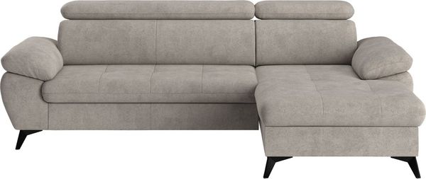 COTTA Ecksofa Hudson L-Form, mit Kopfteilverstellung, wahlweise mit Bettfunktion & Bettkasten
