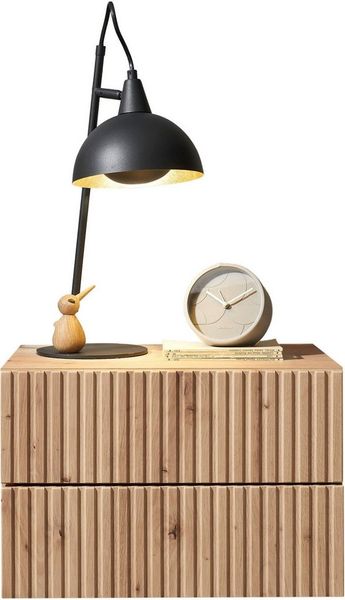 Schlafkontor Nachtkommode Taboni Nachttisch, Nachtkonsole mit Push-to-open, Wandmontage