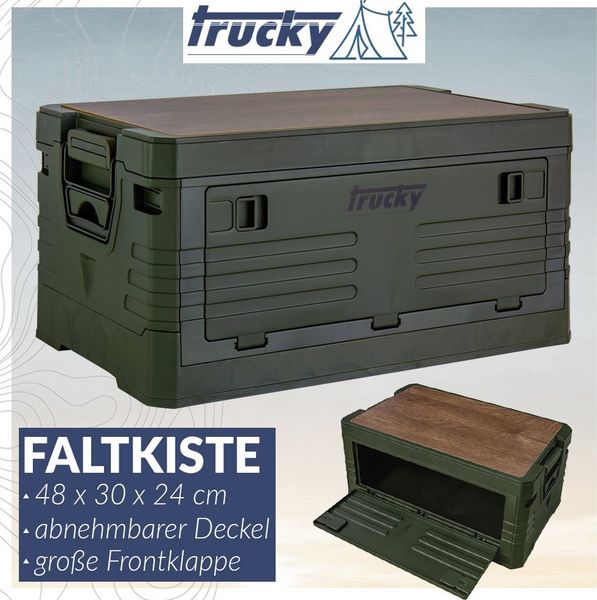 Trucky Faltbox Storage Box Camping Klappbox Klappkiste faltbar Grün Auswahl