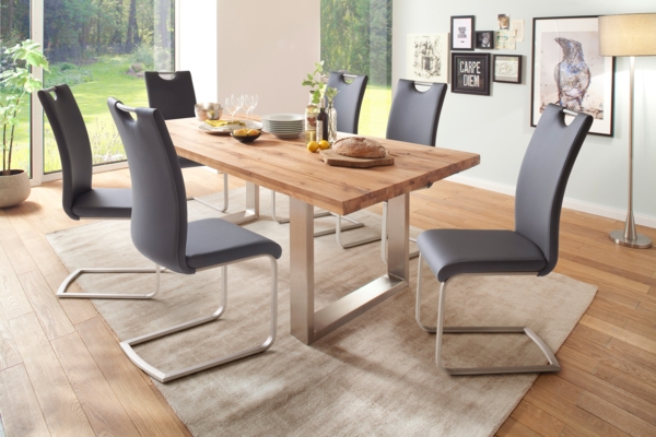 Esstisch 'Castello' 200x100 cm, Eiche Bassano Bild 2