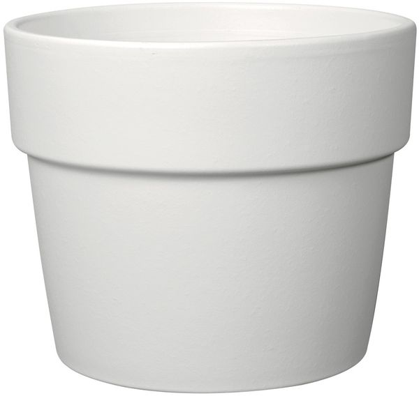 Bigband Pflanztopf Perfetto Ø 39 cm Terrakotta weiß