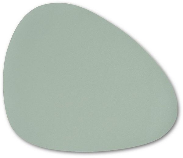 Basera® Platzset 6er-Platzset Kunstleder gebogen, (6-St), mintgrün, 42 x 34 cm