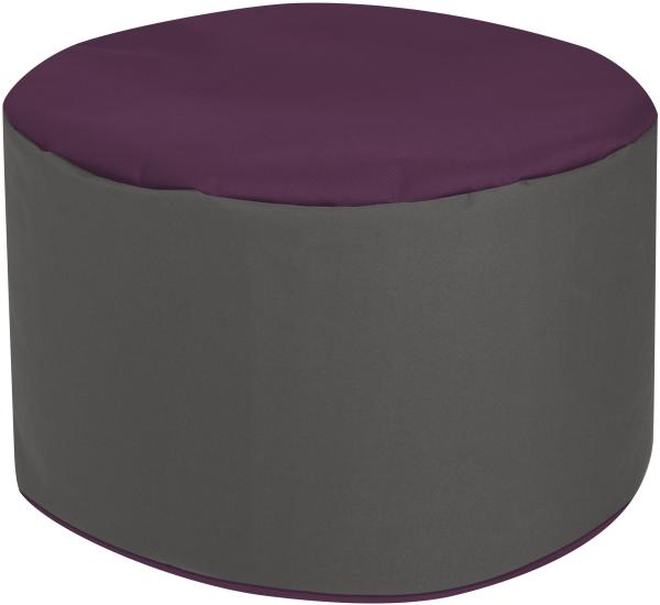 SITTING POINT only by MAGMA Sitzsack Scuba Bebop Dot. Com aubergine