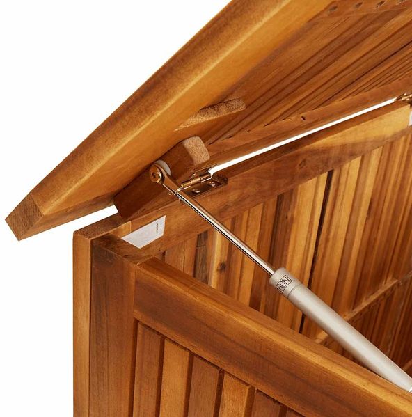 vidaXL Garten-Aufbewahrungsbox 150x80x75 cm Massivholz Akazie 316501 Bild 8