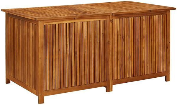 vidaXL Garten-Aufbewahrungsbox 150x80x75 cm Massivholz Akazie 316501 Bild 2