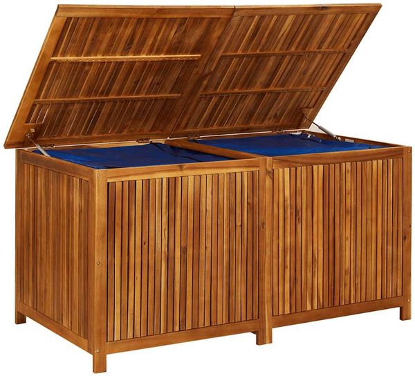 vidaXL Garten-Aufbewahrungsbox 150x80x75 cm Massivholz Akazie 316501 Bild 7