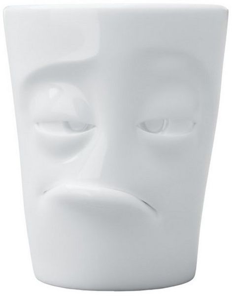 FIFTYEIGHT PRODUCTS Becher Henkelbecher 350 ml, Kaffeebecher Teebecher Kakaobecher, 1-tlg, Hartporzellan Hotelqualität, spülmaschinenfest und mikrowellengeeignet, 100% Made in Germany