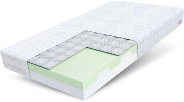 Matratze 80x190 Kaltschaum PADWA 7 Zonen HR Schaum Buchweizen Polyurethanschaum H3 16 cm Bild 1