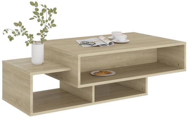 vidaXL Couchtisch Sonoma-Eiche 105x55x32 cm Holzwerkstoff 808525 Bild 4