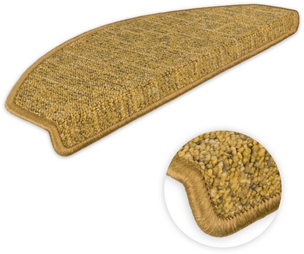 Metzker® Stufenmatte Stufenmatte Altona Halbrund Einzeln und SparSets, halbrund, Höhe: 8 mm, 15 Stück im Set - Gold