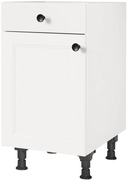 nobilia® Unterschrank "Cascada", Ausrichtung wählbar, vormontiert, in den Breiten 30, 45 und 60 cm Breite, mit höhenverstellbaren Sockelfüßen, vormontiert