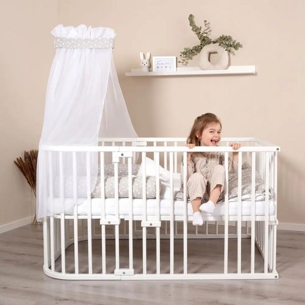 babybay Beistellbett babybay Moskitoschutz und Himmel Piqué mit Band passend für alle Model