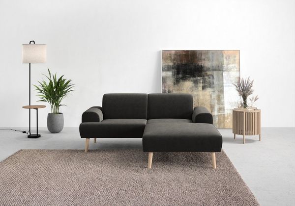 andas Ecksofa Swift L-Form, Federkern-Polsterung, B/T/H: 192/83/176 cm