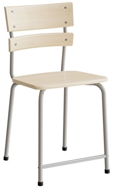 Stuhl Classic 156 massiv Birke Alu-Gestell