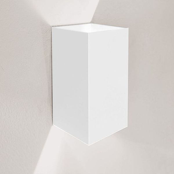 s.luce Ixa LED Wandlampe verstellbare Winkel Innen & Außen IP44 Weiß