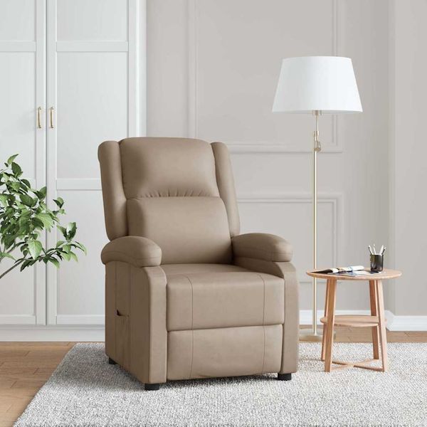 vidaXL Relaxsessel Cappuccino-Braun Kunstleder 340175