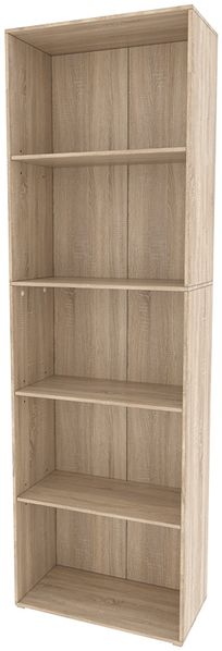 Bücherregal Bob Sonoma 60 x 190 cm mit 5 Fächern Vicco