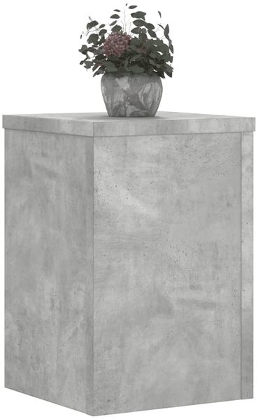 vidaXL Pflanzenständer 2 Stk. Betongrau 25x25x35 cm Holzwerkstoff 852909 Bild 8
