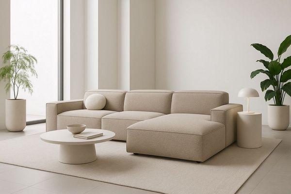 Kaiser Möbel Ecksofa Ecksofa Cursal L-Form – modular, modern, unvergleichlich bequem, Einzelsofa