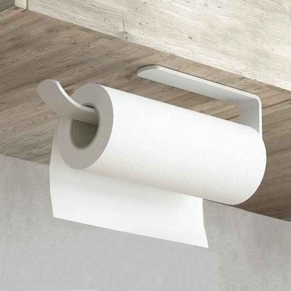 Kuechenrollenhalter, Aluminium, Weiß