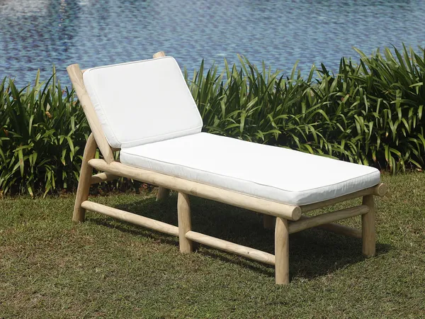 Vente-unique - TULUM Leisure furniture for garden Holz, Platte Beige - B 60 cm x H 78 cm x L 153 cm