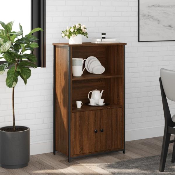 vidaXL Highboard Braun Eichen-Optik 62x32x103,5 cm Holzwerkstoff 834219