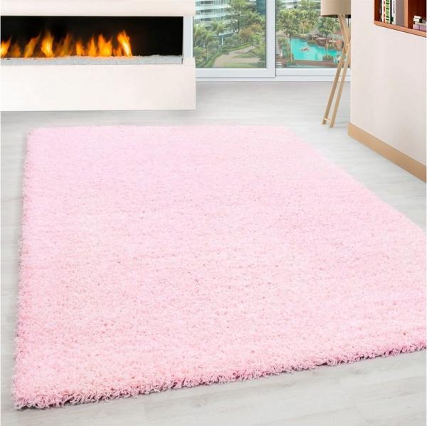 Shaggy Teppich LIFE PINK 160 X 230cm Rechteck