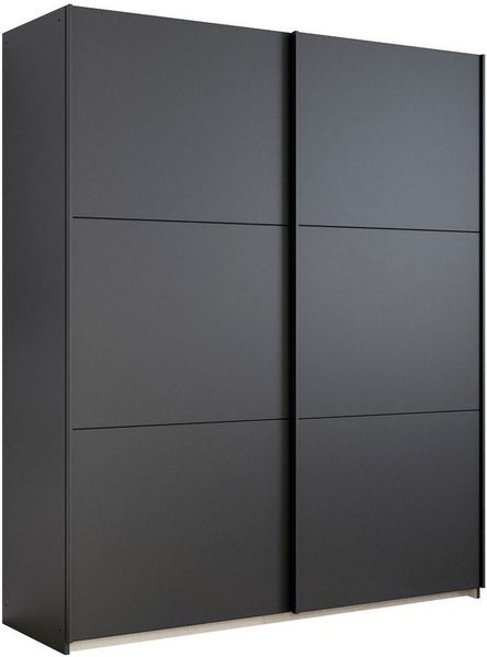 rauch Schwebetürenschrank Kleiderschrank Drehtürenschrank Schrank Garderobe KRONACH (in 3 Ausstattungen BASIC/CLASSIC/PREMIUM, Breiten 131/175/218/261 cm) optional ohne, mit 1 oder 2 Spiegel, viel Stauraum MADE IN GERMANY