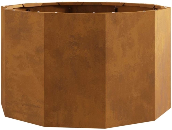 vidaXL Pflanzkübel Rostig 60 x 60 x 35 cm Wetterfeststahl 883744