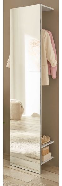 Garderobe Center in weiß 50 x 200 cm