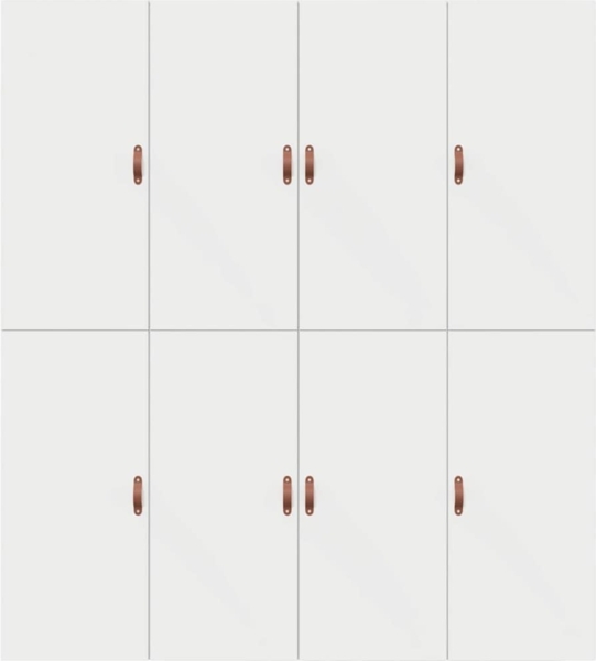 vidaXL Aufbewahrungsbettgestell Weiß 180 x 200 cm Holzwerkstoff 3335397 Bild 8